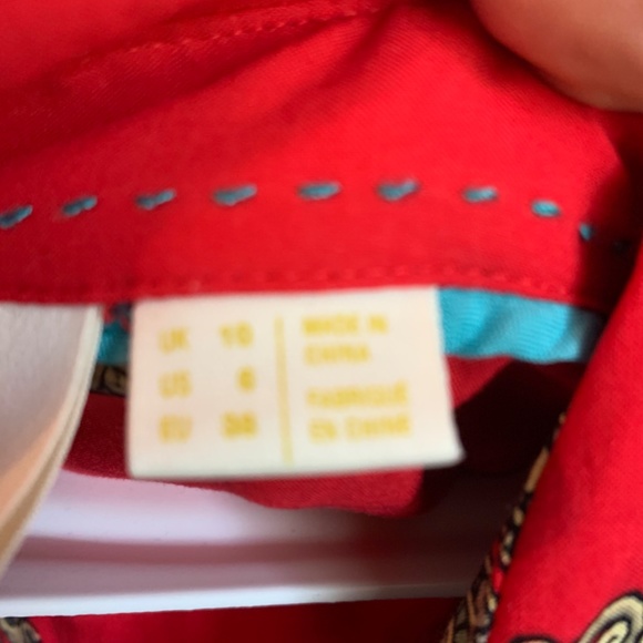 Anthropologie Maeve Times up! Rayon blouse. Worn once - Picture 4 of 5